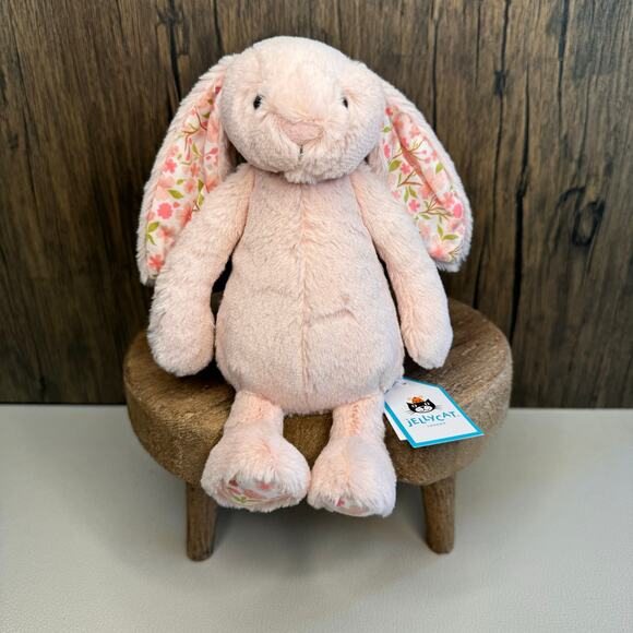 Jellycat Blush Bunny Cherry Small FAST SHIP NEW Jellycat Bashful Bunny - Picture 3 of 9